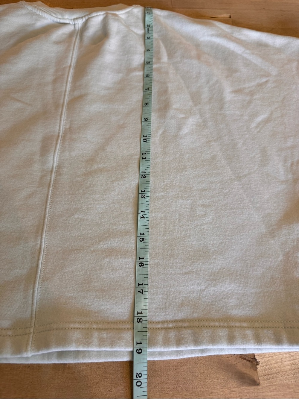 Athleta Women's forever fleece dolman Mint Green Crewneck cropped Sweatshirt - Picture 6 of 7
